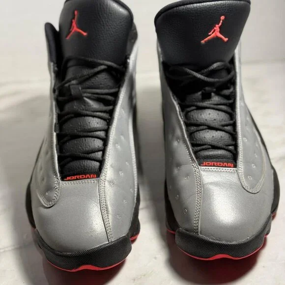 Jordan 13 Reflective Silver Great Condition non-og box sz: 12 - Picture 2 of 10
